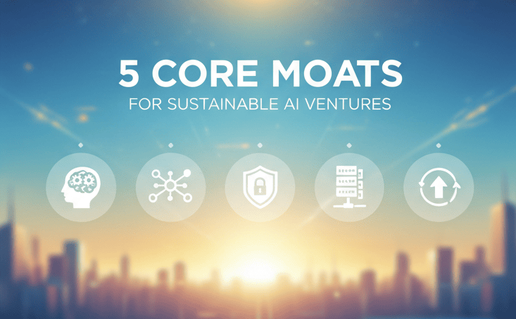 5 Core Moats for Sustainable AI Ventures